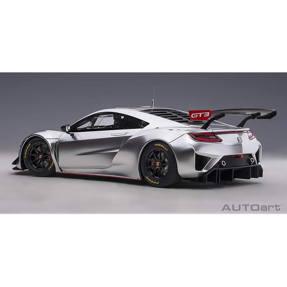 AUTOart 1/18 Honda NSX GT3 2018 Hyper Silver Finished Product 81897