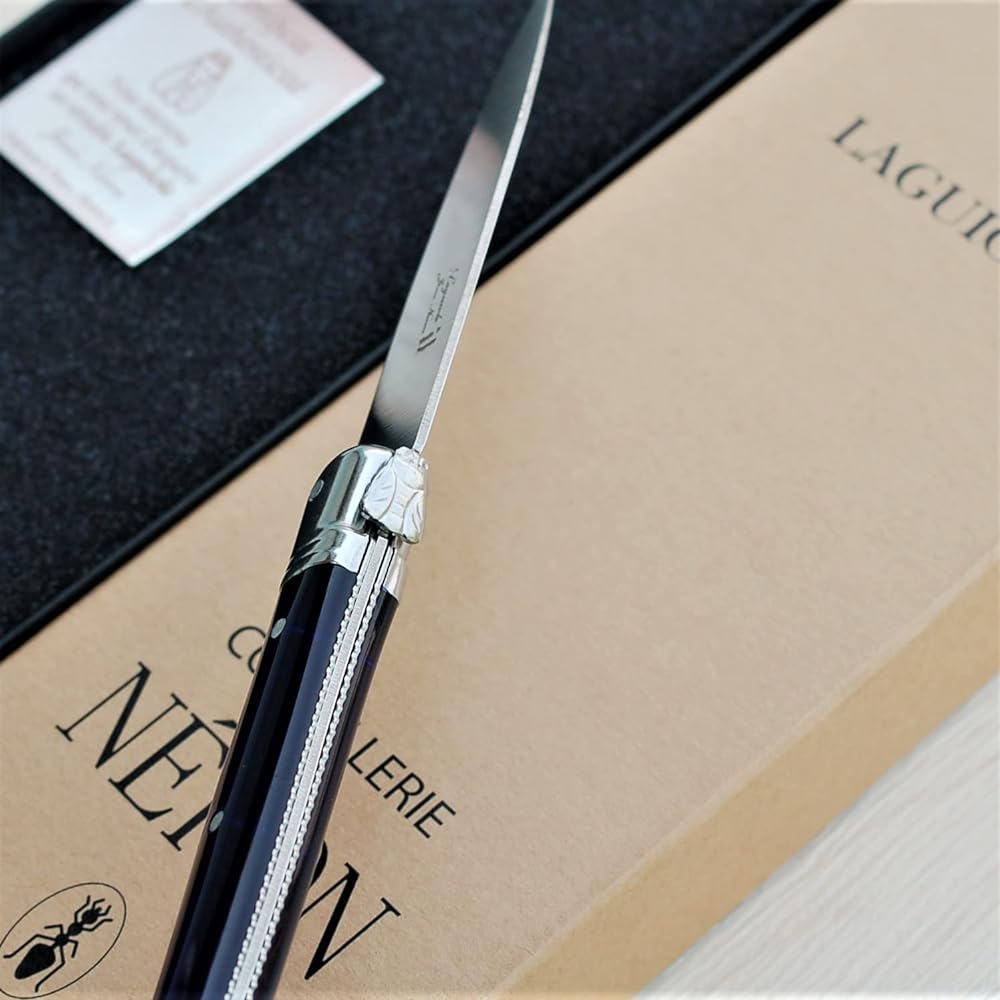 Raieur ABS Handle 8.5cm Paring Knife NOIR Gift Box Made in France NERON