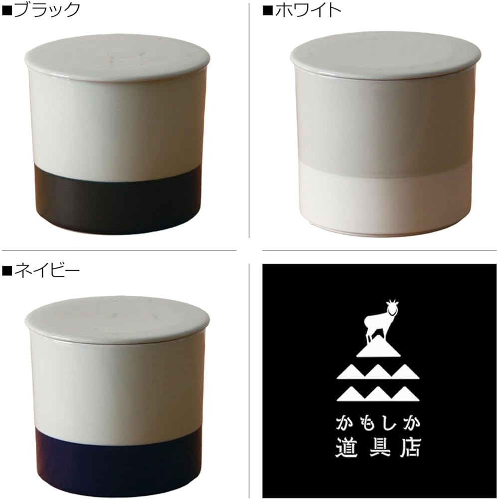 Kamoshika Dogu Store Storage Container, Miso Jar, Capacity 1600ml, Size φ16 x H14cm, Made in Japan, Ceramic Miso Jar, Miso Jar, Sealed (Misono Jar, Blue)