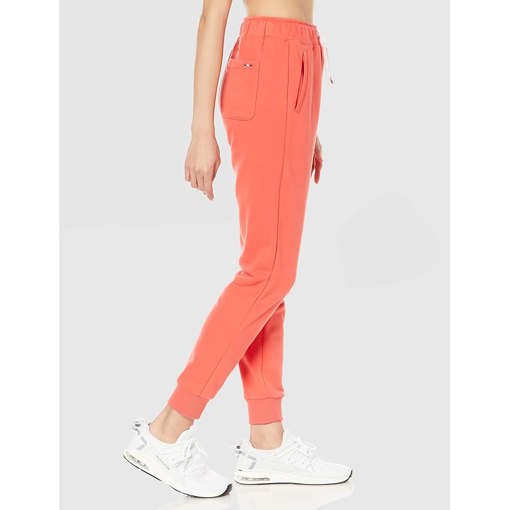 [Le Coq Sportif] Long Pants, Training Sweatpants, Sweat Absorbent, Stretch, Gym, One Point, Women's