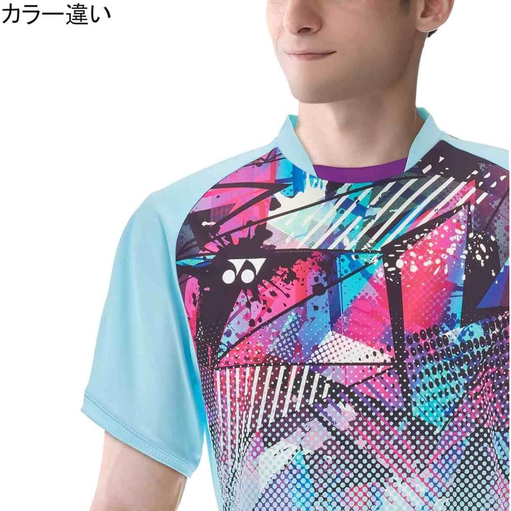 [Yonex] Men's Short Sleeve Shirt Game Shirt (Fit Style)