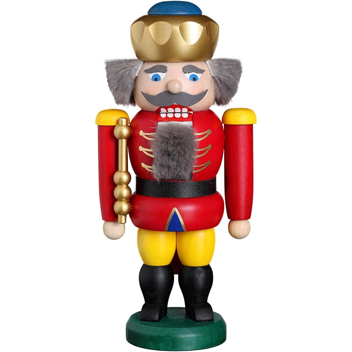 Nutcracker King Red Height 20 cm Seiffen Erzgebirge Folk Art Original SV 11451/1