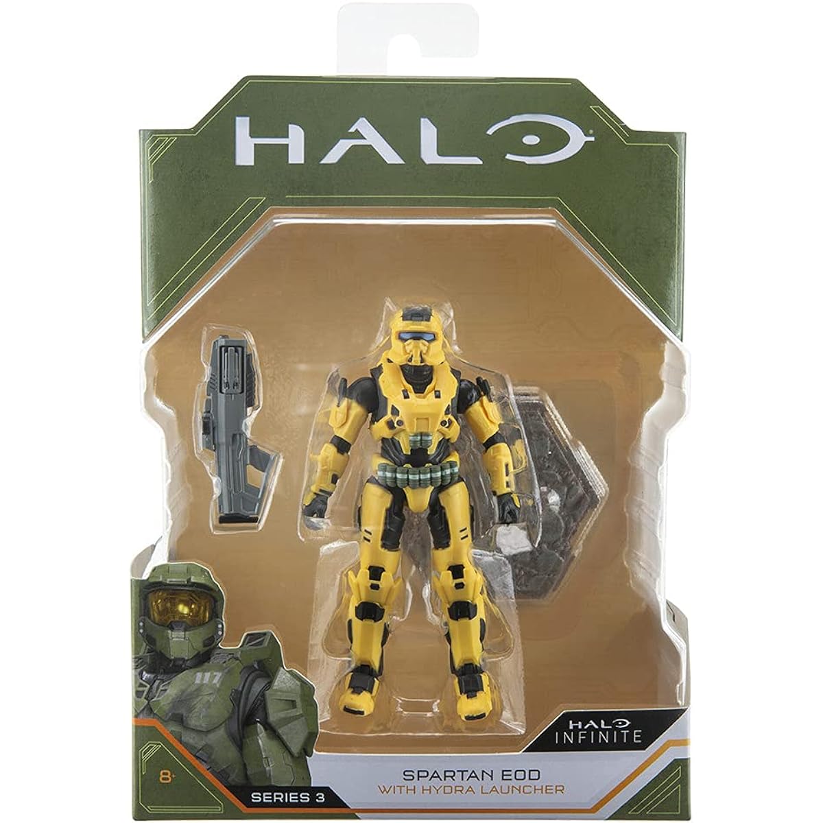 Halo Spartan Collection 4 inch Spartan EOD /w Hydra Launcher