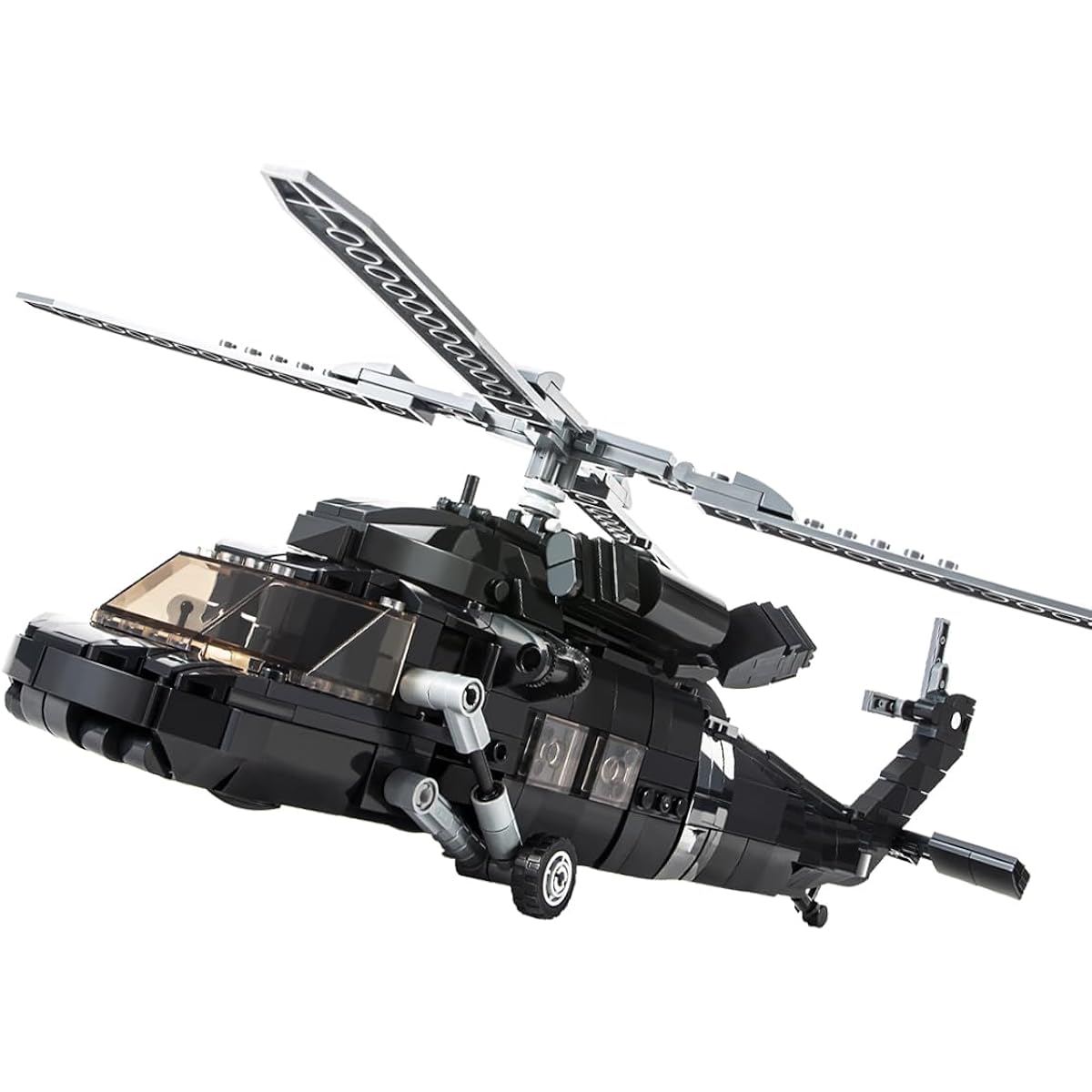 DAHONPA UH-60 Helicopter Blackhawk Medium Utility Military Army Airplane Building Blocks Set with Figures 700 Pieces Air Force Build Blocks Toys Gifts for Kids and Adults