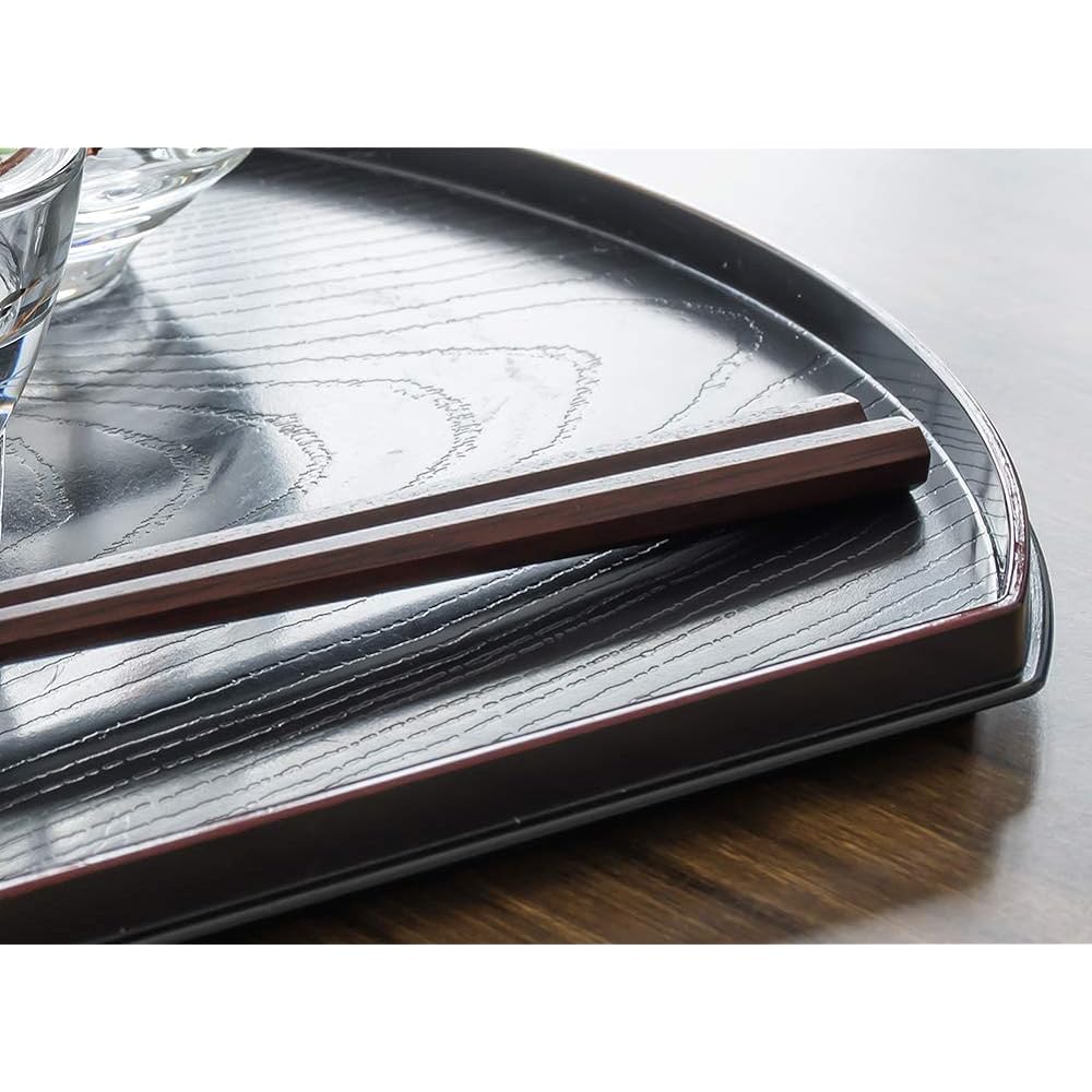 Daikokuya Edo wooden chopsticks, made in Japan, finest, hexagonal shaver, satine, lacquer finish (24cm)