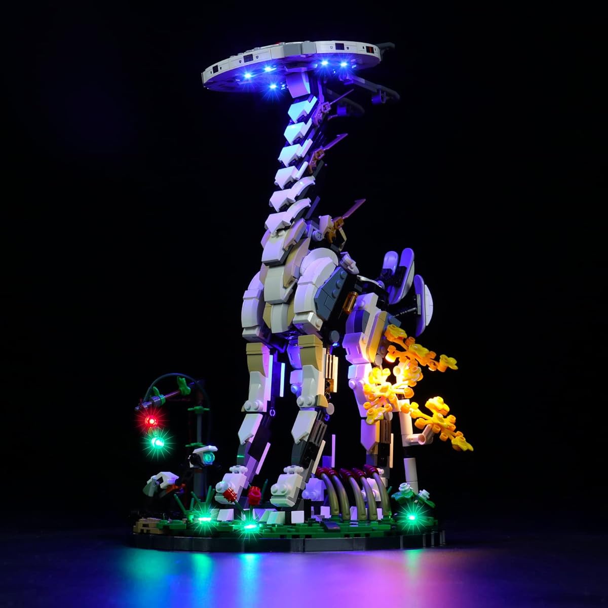 LED Lighting Kit for Lego Horizons Forever West: Tallneck Building (Lights Only, No Lego) BrickBling Decorative Lights 76989 for Lego - Upgraded Version