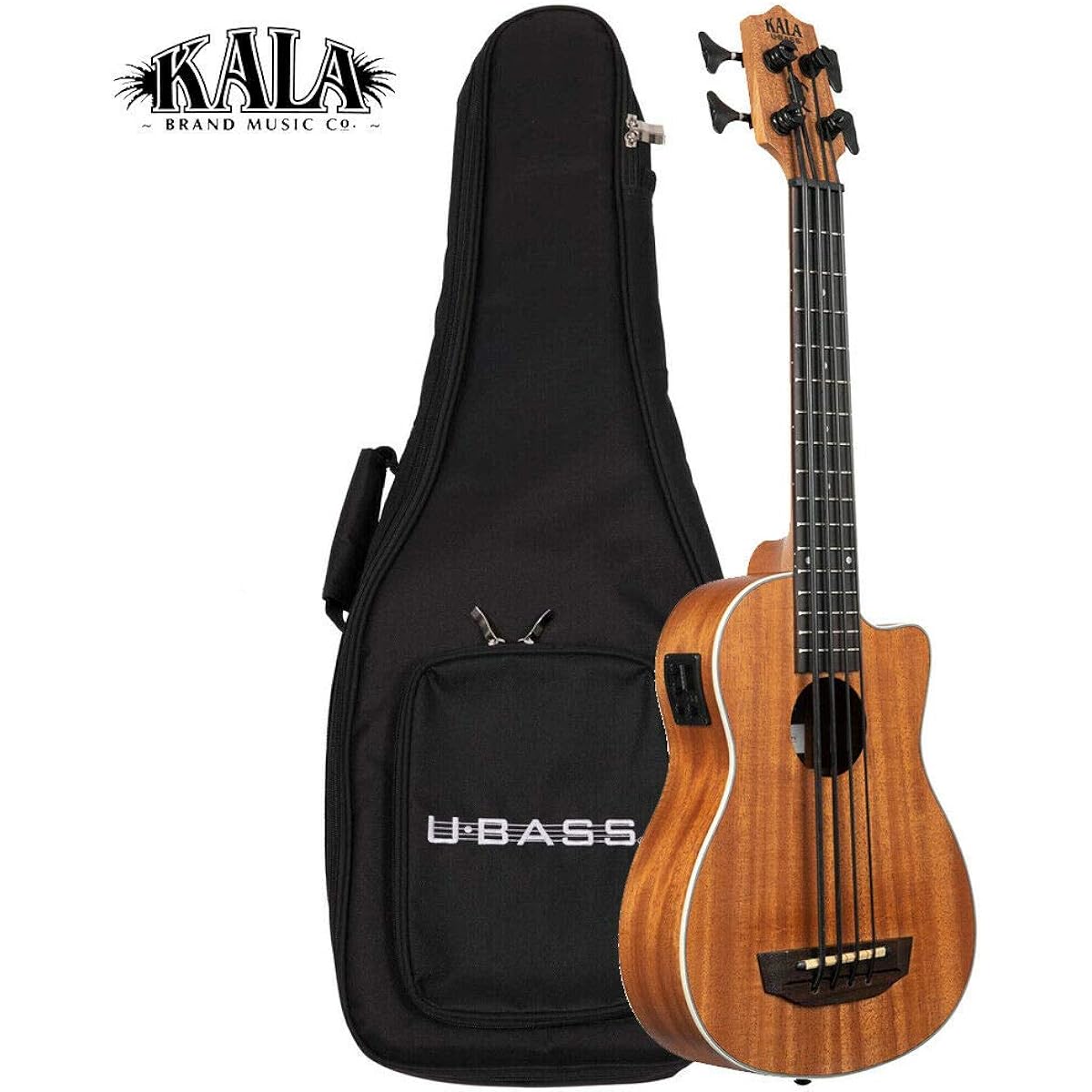 KALA U Bass Ukulele Base Scout Mahogany Body Cutaway UBASS-SCOUT-FS (Case included) [Domestic regular product]