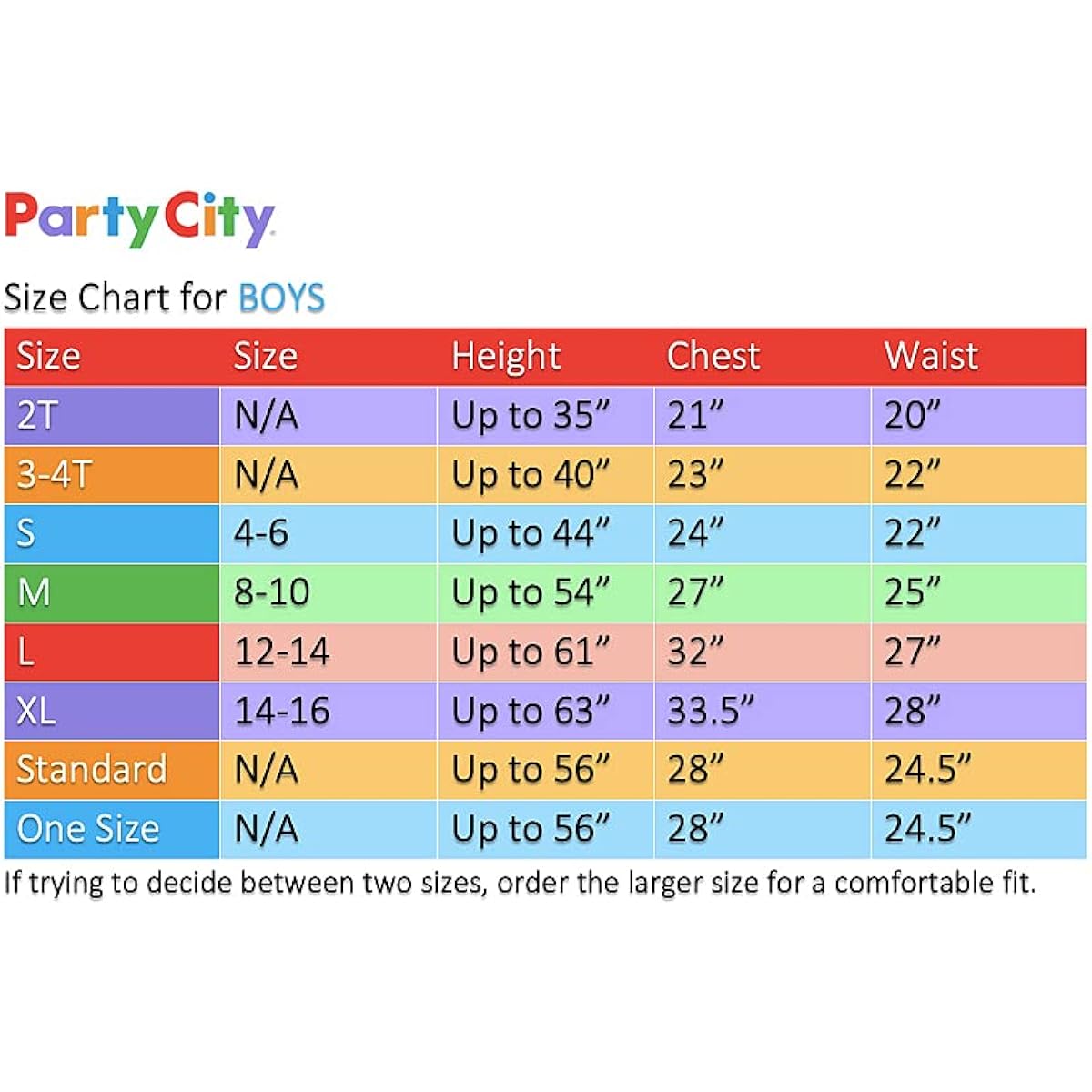Party City APPAREL Unisex Kids US Size: Medium