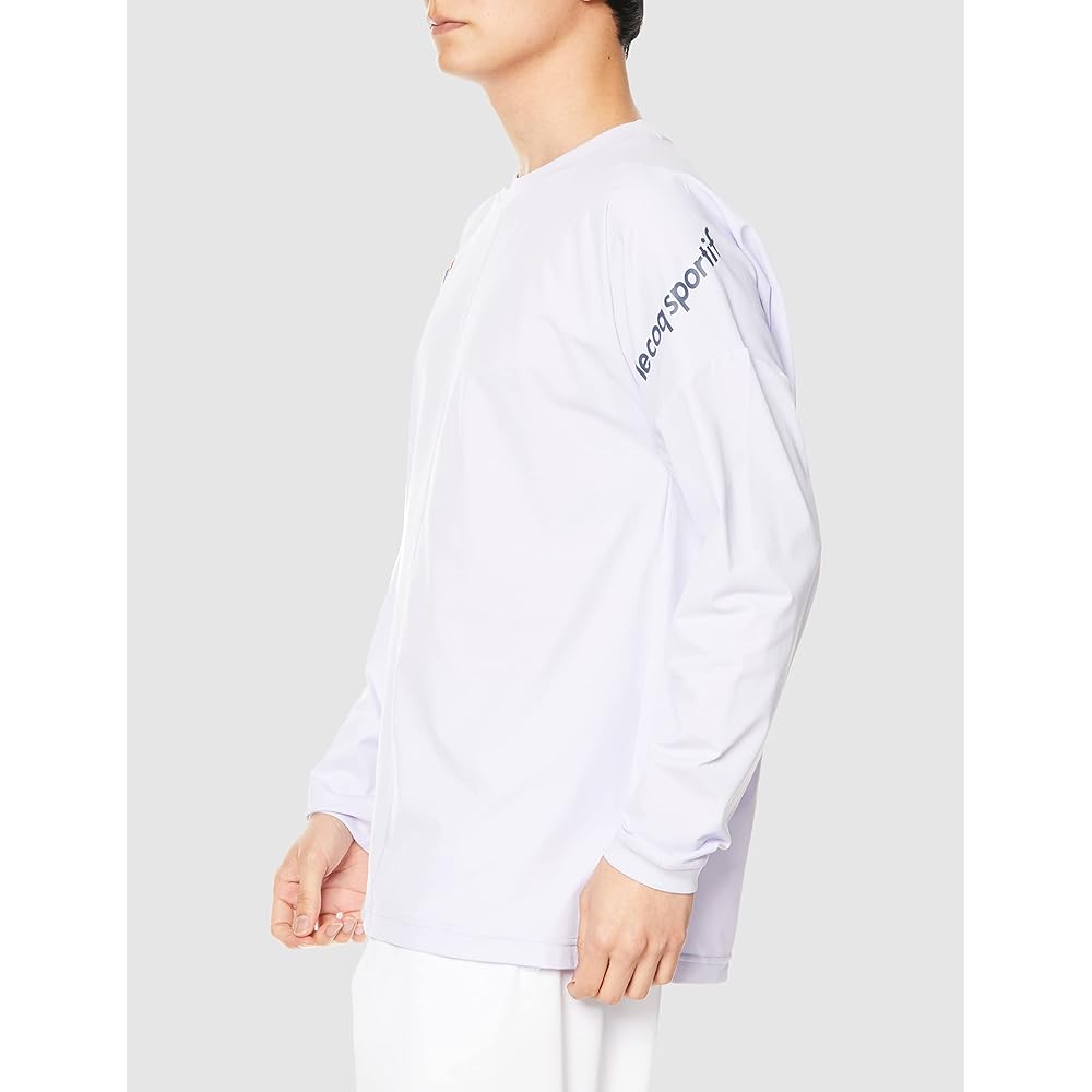 [Le Coq Sportif] Long Sleeve Shirt, Long T, Running, Jogging, Gym, Sweat Absorbent, Quick Drying, Stretch, UV CUT (UPF50+), Thermal Cooling, ECO