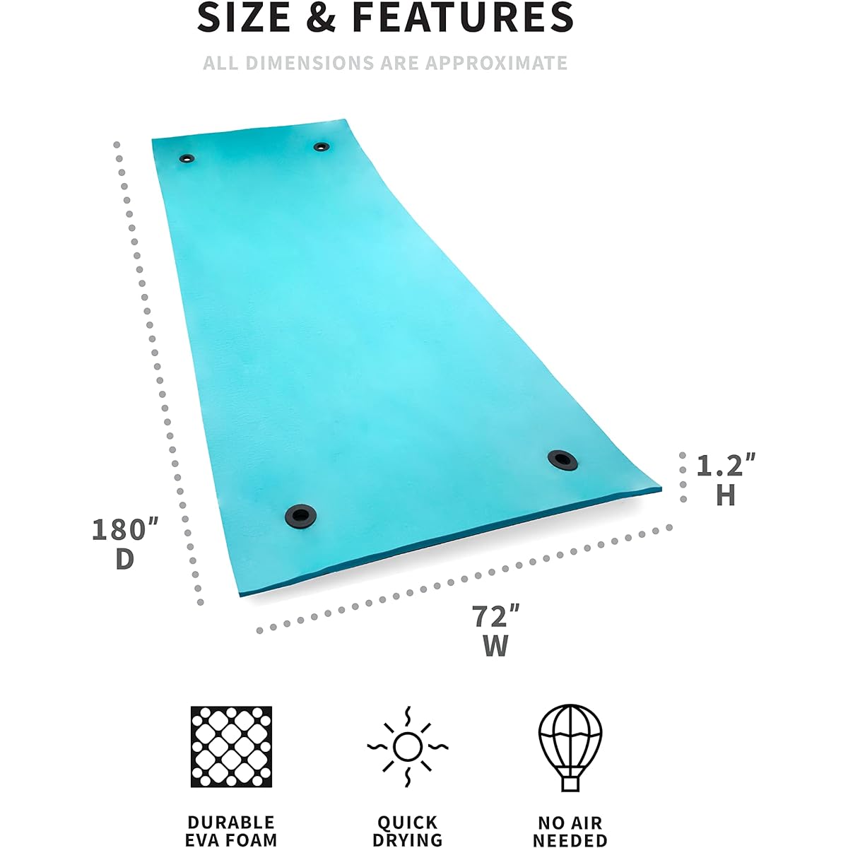 Big Joe 2050ABDS Waterpad Water Mat Float 141 [Parallel Import]