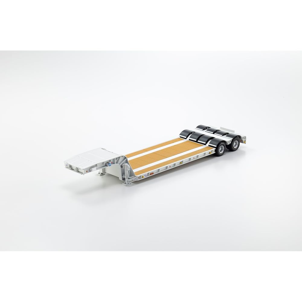 Kyosho Original 1/43 Nippon Trex Heavy Equipment Transport Semi-Trailer White Finished Product