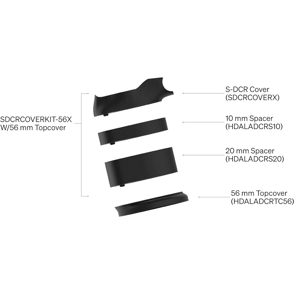 Deda ELEMENTI S-DCR COVER KIT 56mm top cover compatible