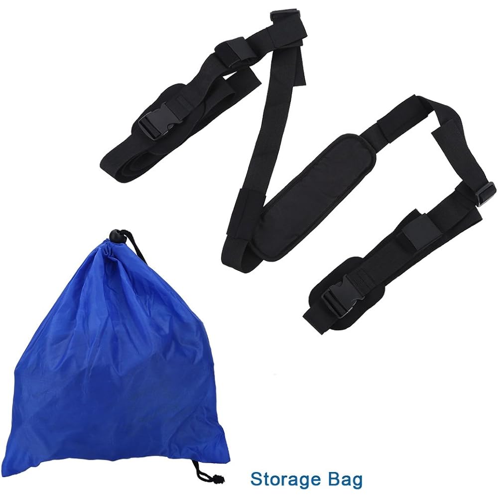Dilwe Surfboard Strap, Board Shoulder Strap for Carrying Kayak, Sturdy, Corrosion Resistant, Stable, Built-in Shoulder Pad, Adjustable, Easy to Use, Perfect for Canoe/Kayak/Surfboard…