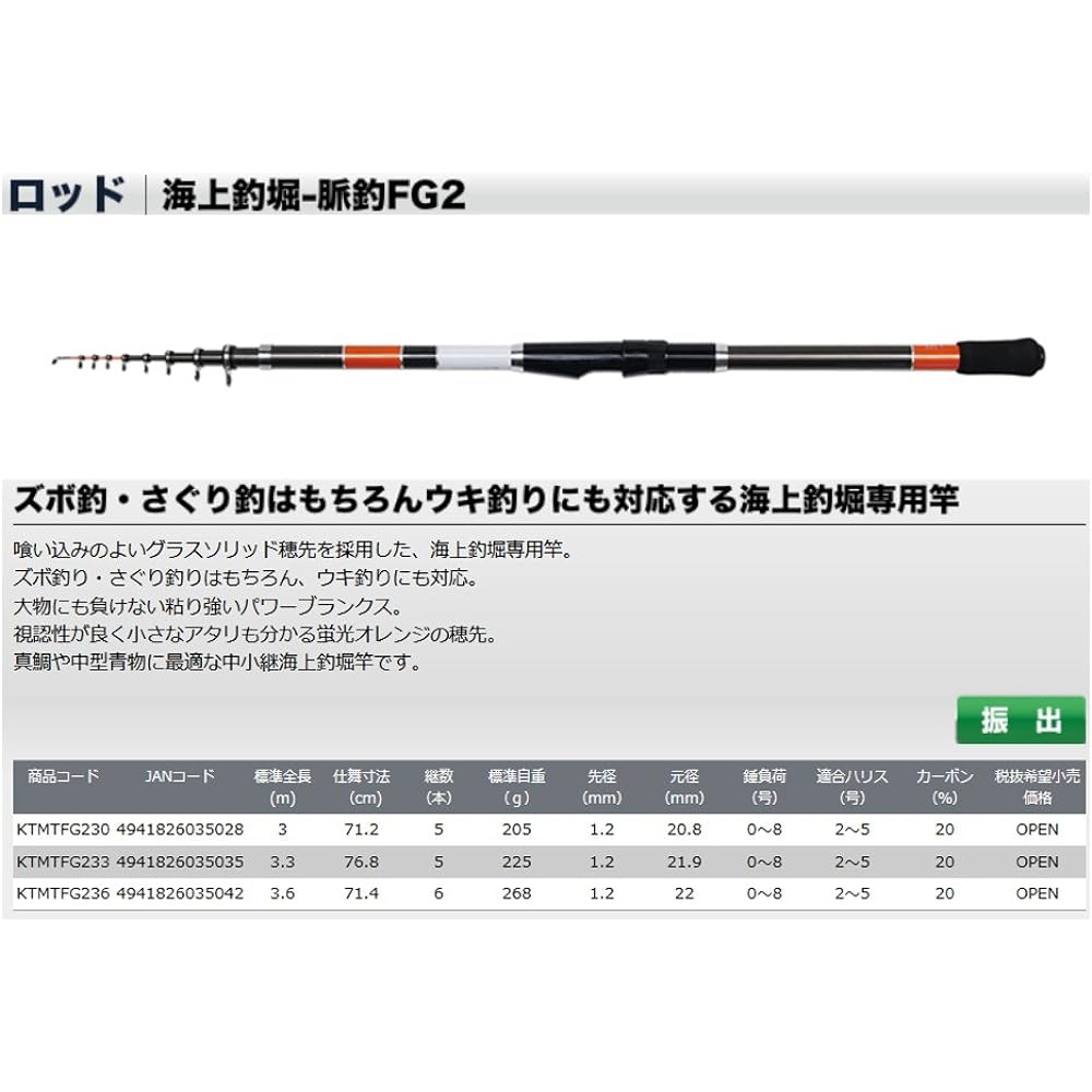 Osaka Fishing Gear (OGK) Marine Fishing Pond - Pulse Fishing FG2