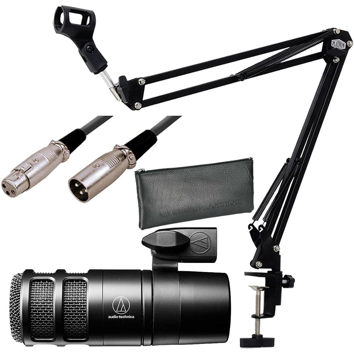 AT2040 Dynamic Microphone Arm Stand Basic Set -3m microphone cable, arm stand included-