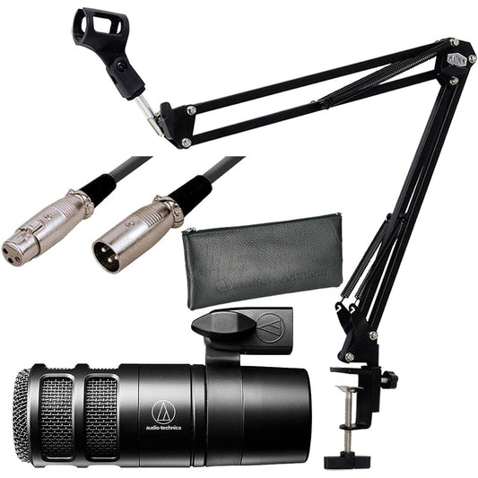 AT2040 Dynamic Microphone Arm Stand Basic Set -3m microphone cable, arm stand included-