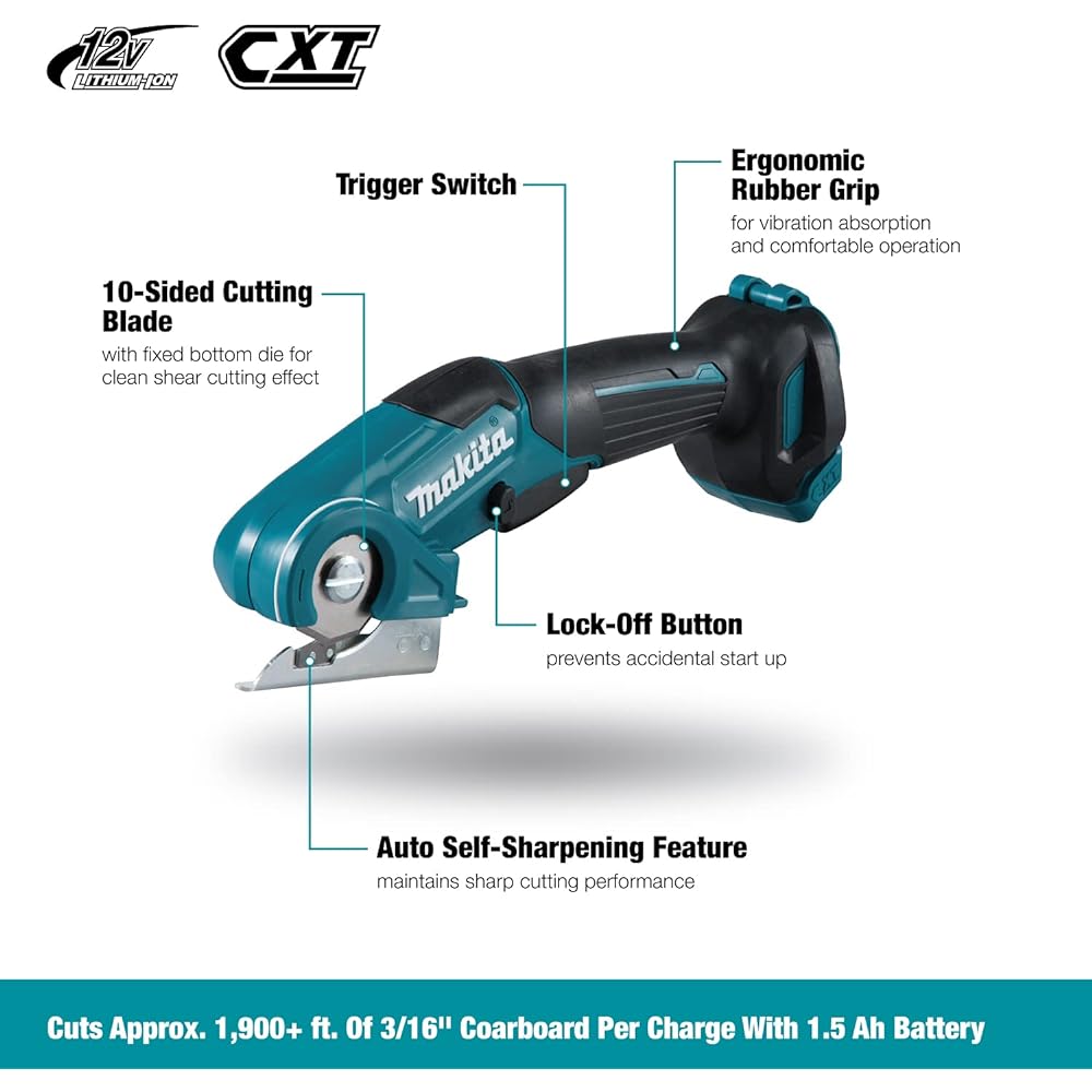 Makita Rechargeable Multi Cutter 10.8V Battery/Charger/Case Sold Separately CP100DZ