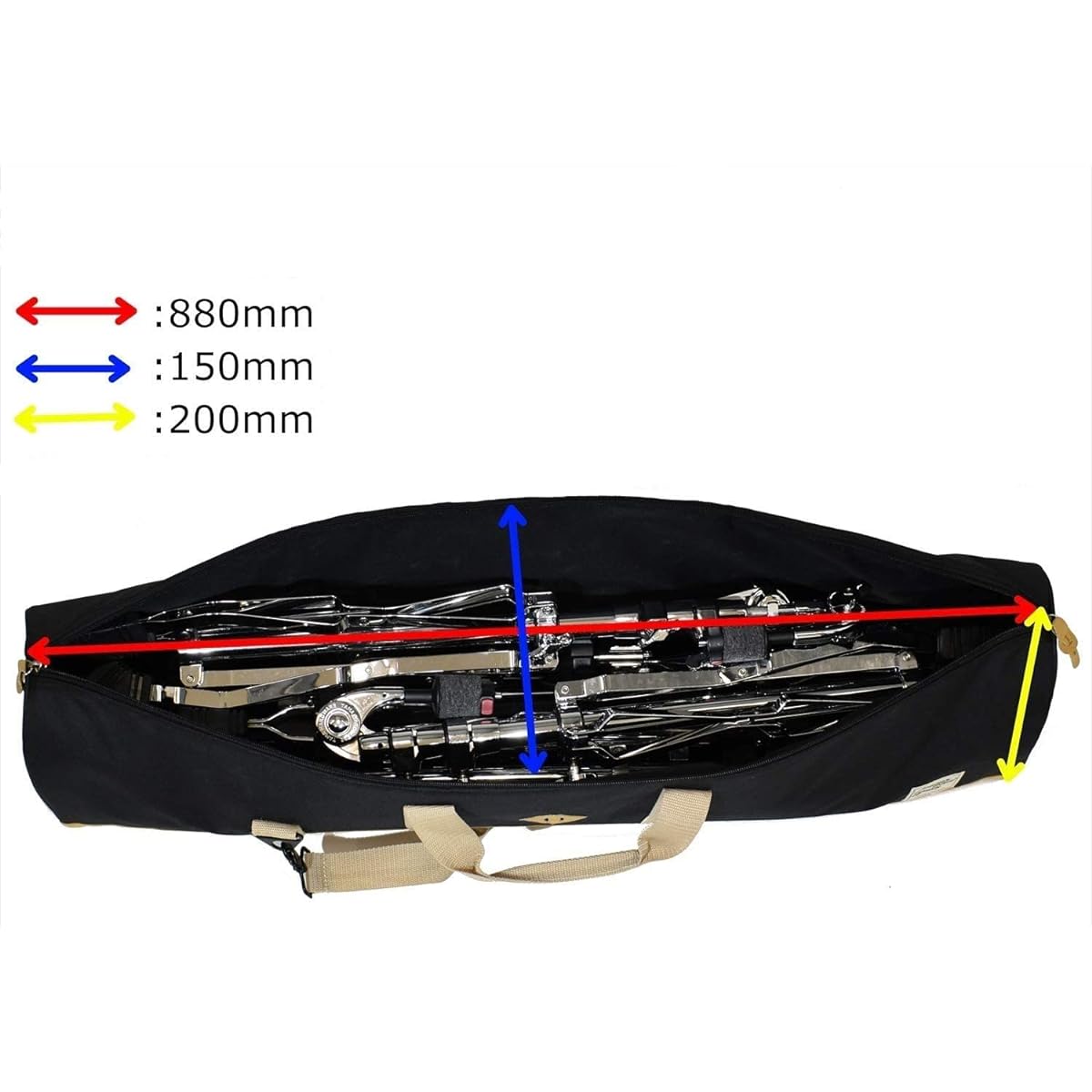 TAMA POWERPAD Designer Collection Hardware Bag Wine Red (THB02LWR)