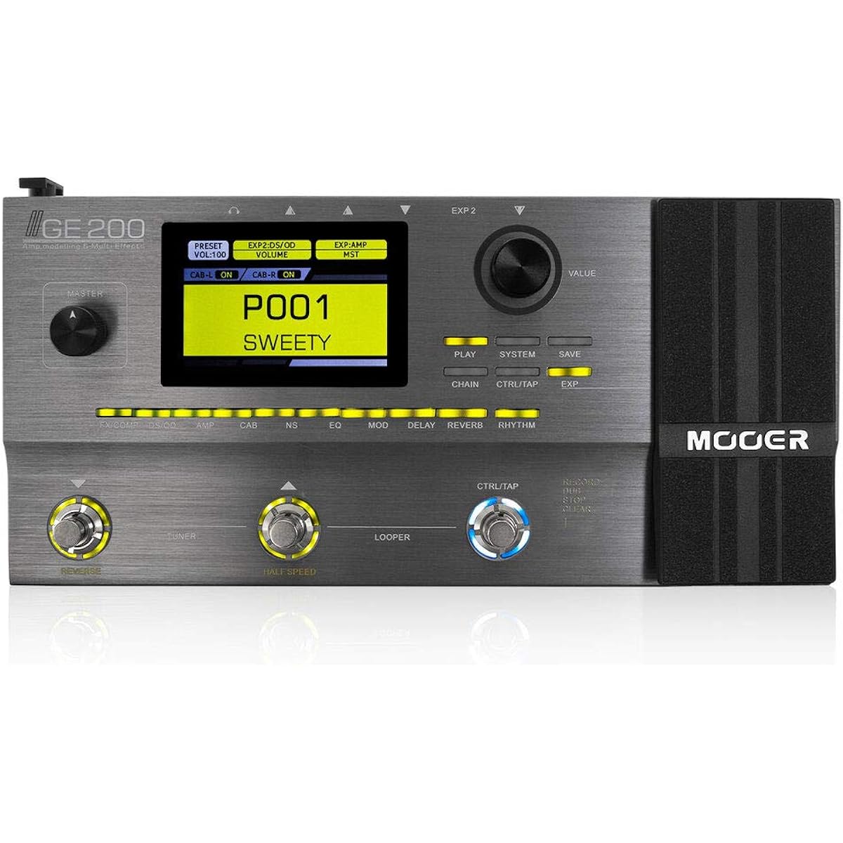 MOOER Mooer GE200 multi-effector gray,