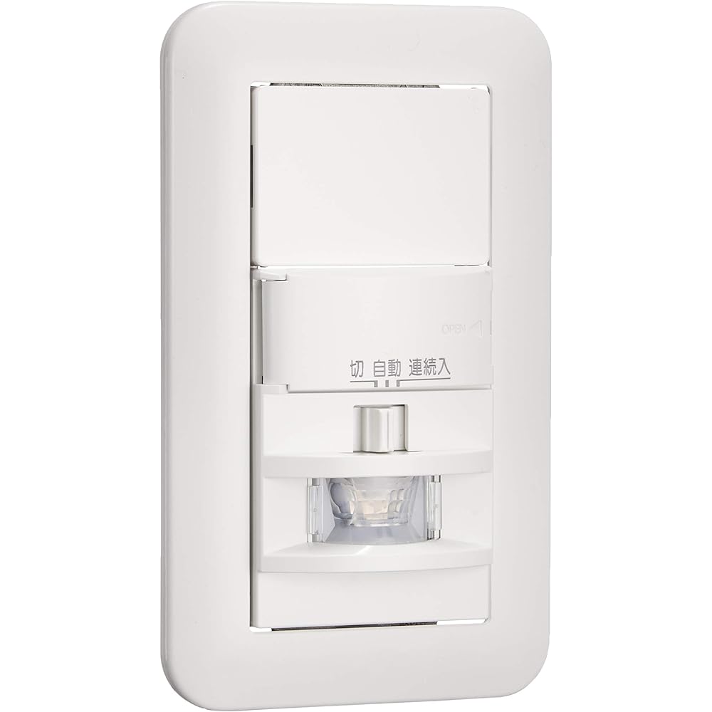 Panasonic Wall-mounted automatic switch with heat ray sensor LED only White WTKP1811WKP