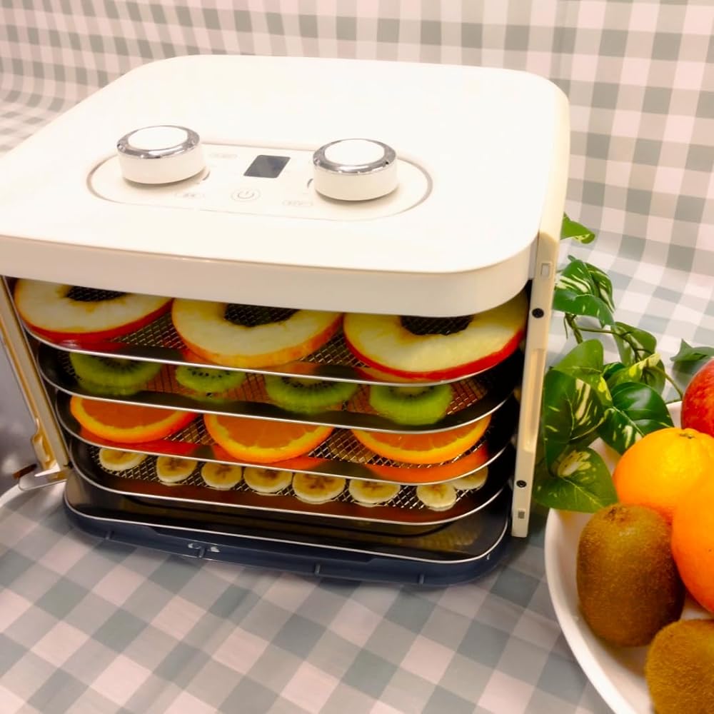 Petit Marenghi Mini White TTM-270WH Tomei Tech Food Dryer Small Food Dryer Dried Fruit Dry Food Beef Jerky