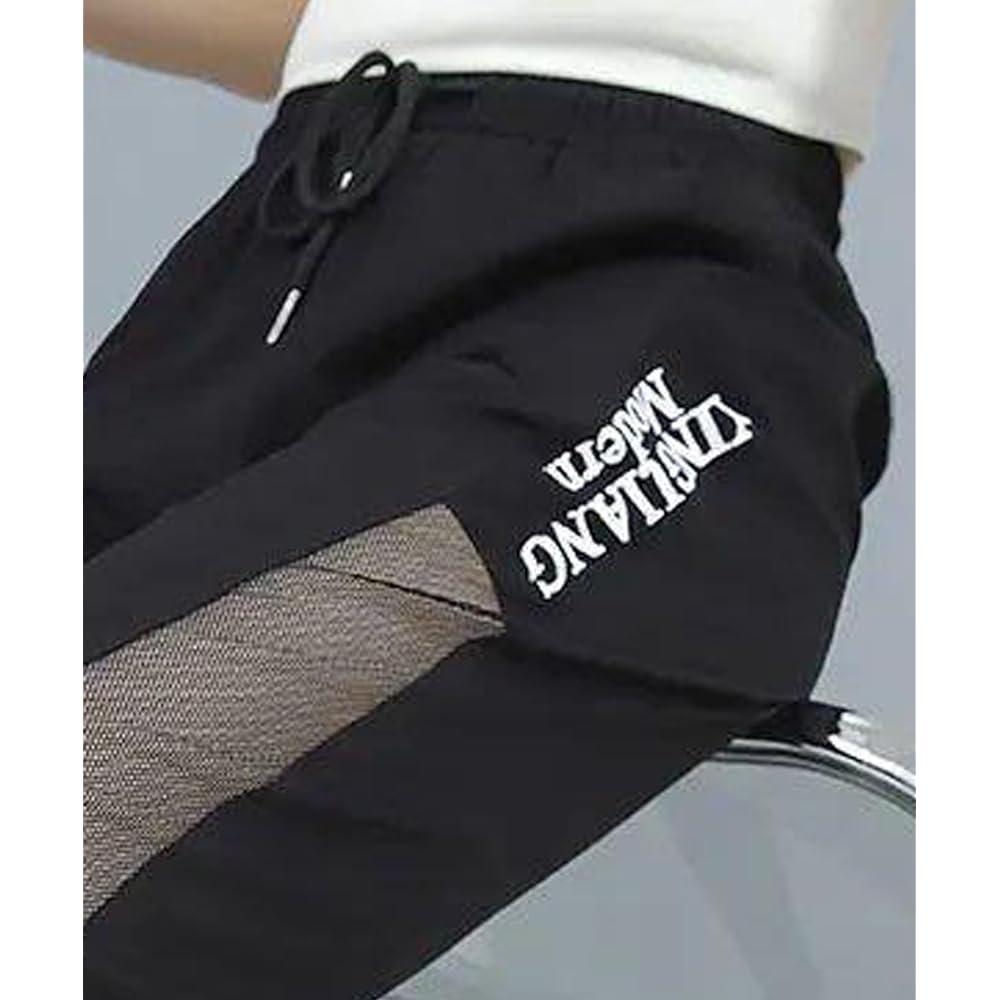 [Luxe Relax] Jersey Women's Bottom Side See-Through Jogger Pants Sportswear Women's Sweat Pants Dance 17