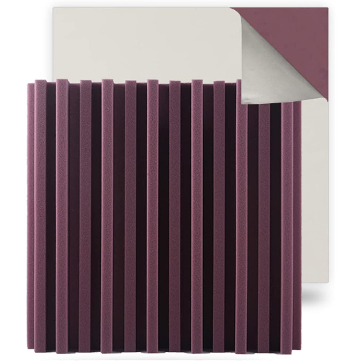 Sound absorbing cotton, self-adhesive soundproof foam, 50*50*5cm/10pcs high density soundproof pads for cinema, conference room walls (F 50*50*5CM) (E 50*50*5CM)