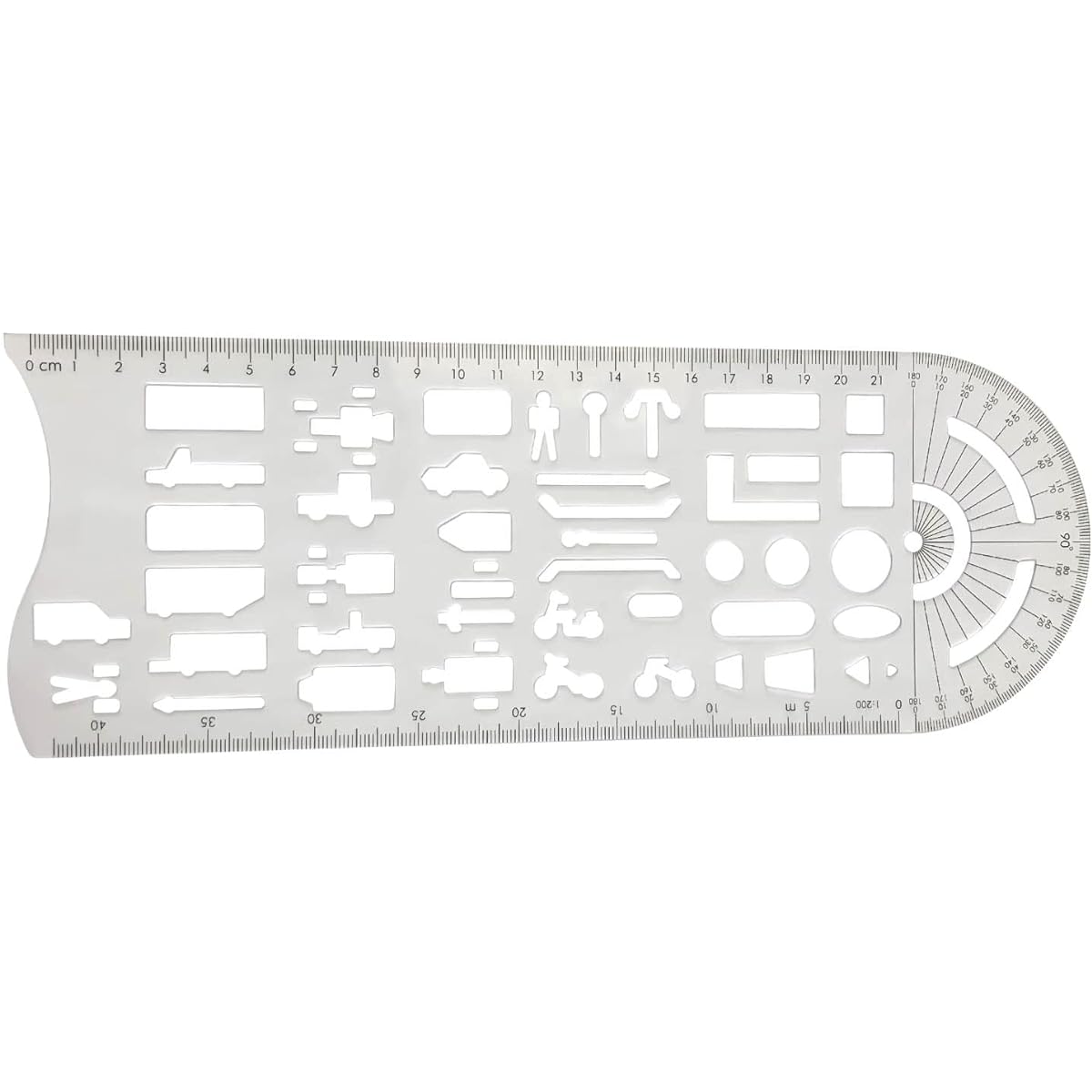 Traffic Accident Drawing Ruler Road Traffic Accident Scene Map Investigation Traffic Drawing Template Ruler Accident Vehicle Drawing Ruler (Light Blue)