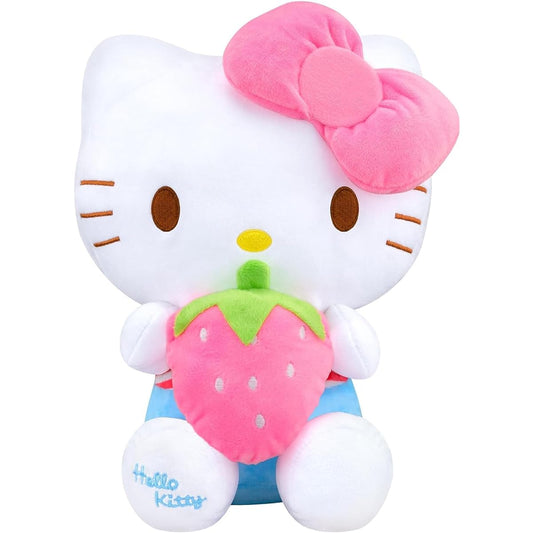 AlphaDesignLuxe Kitty Plush Cat Pillow Stuffed Cute Soft Doll Stuffed Toy Birthday Gift Girls Children (Pink) (11.8 inch)