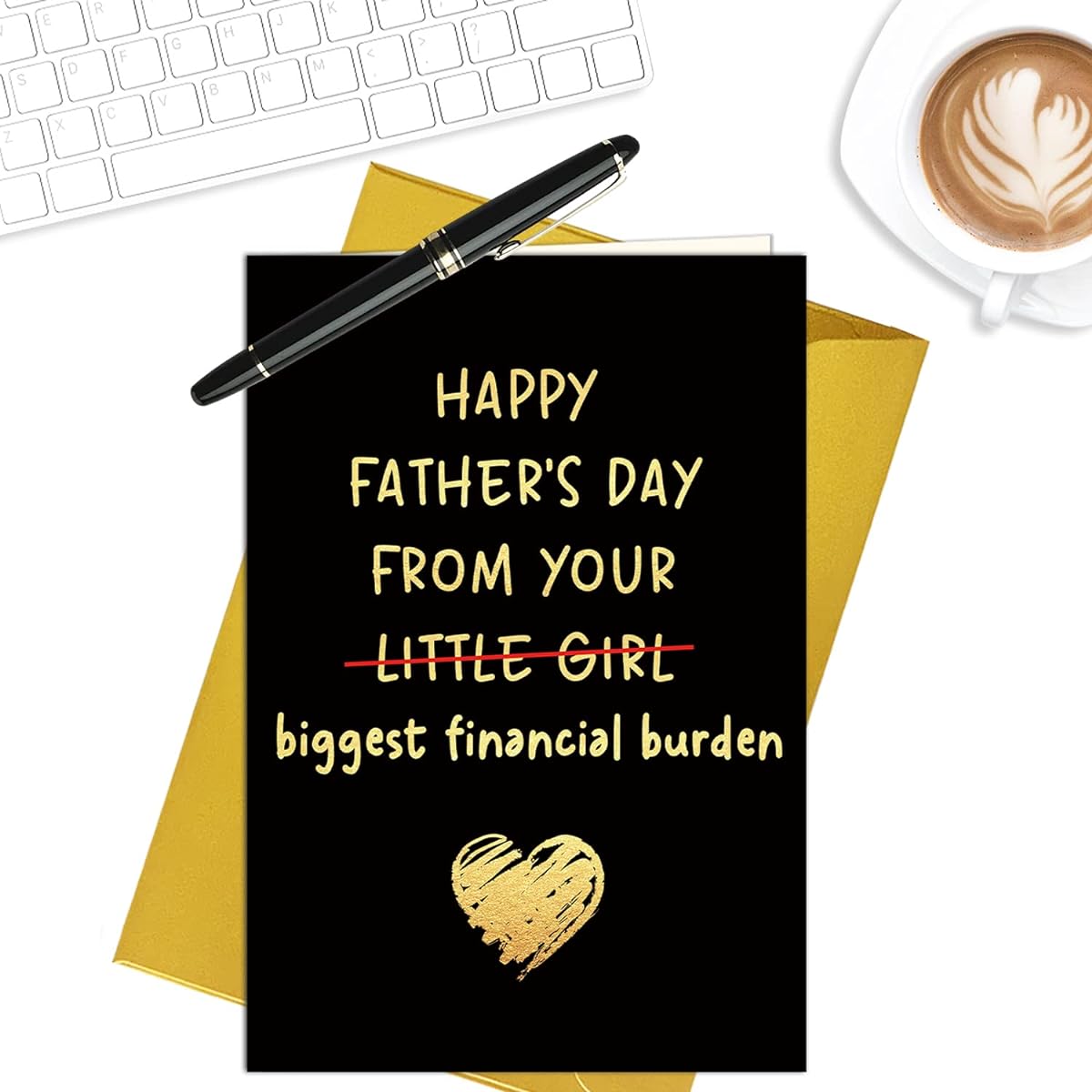 TTBDKKDM Happy Father's Day Cards, Father's Day Greeting Cards for Dad from Daughter or Son, Beautiful Father's Day Cards, Father's Day Gifts from Kids, Love Dad Cards