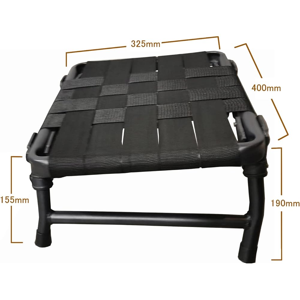 ATPTFD Camping Chair, Cross-legged Chair, Outdoor Low Chair, Foldable, Seiza Chair, Outdoor Ground Chair, Camping, Lightweight, Chair for Good Posture, Hunter Chair, Cross-legged Chair, BBQ, Fishing, Cherry Blossom Viewing, Fireworks Festival, Park Lunch