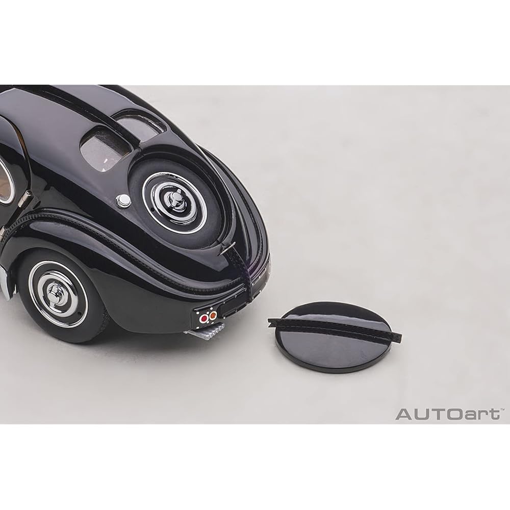 AUTOart 1/43 Bugatti Type 57SC Atlantic 1938 Black/Disc Wheel Finished Product 50946