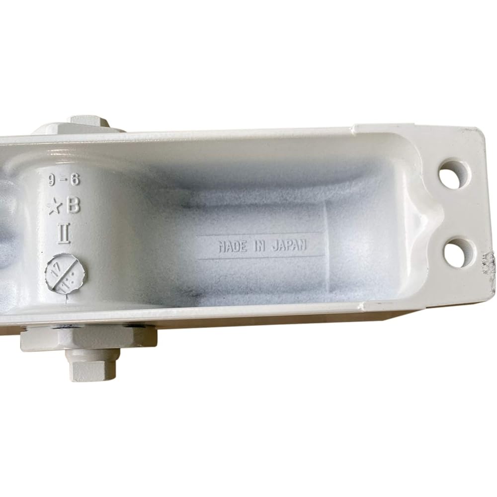 Nippon Door Check Manufacturing New Star Parallel Door Closer with Stop White P-182 1 piece