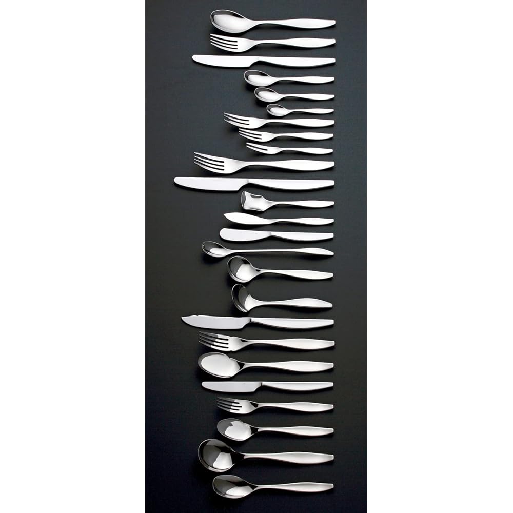Lucky Wood <Leilia> 25pc. Dinner set (for 5 guests) Silver