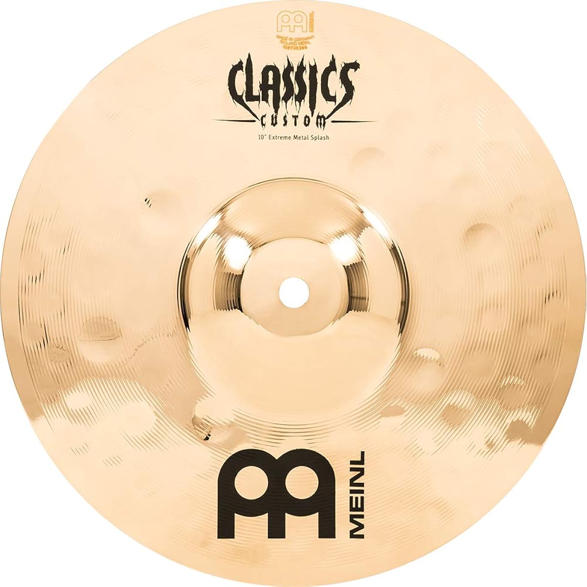 MEINL Classics Custom Extreme Metal Series Splash Cymbal 10" Splash CC10EMS-B [Official Japanese Product]