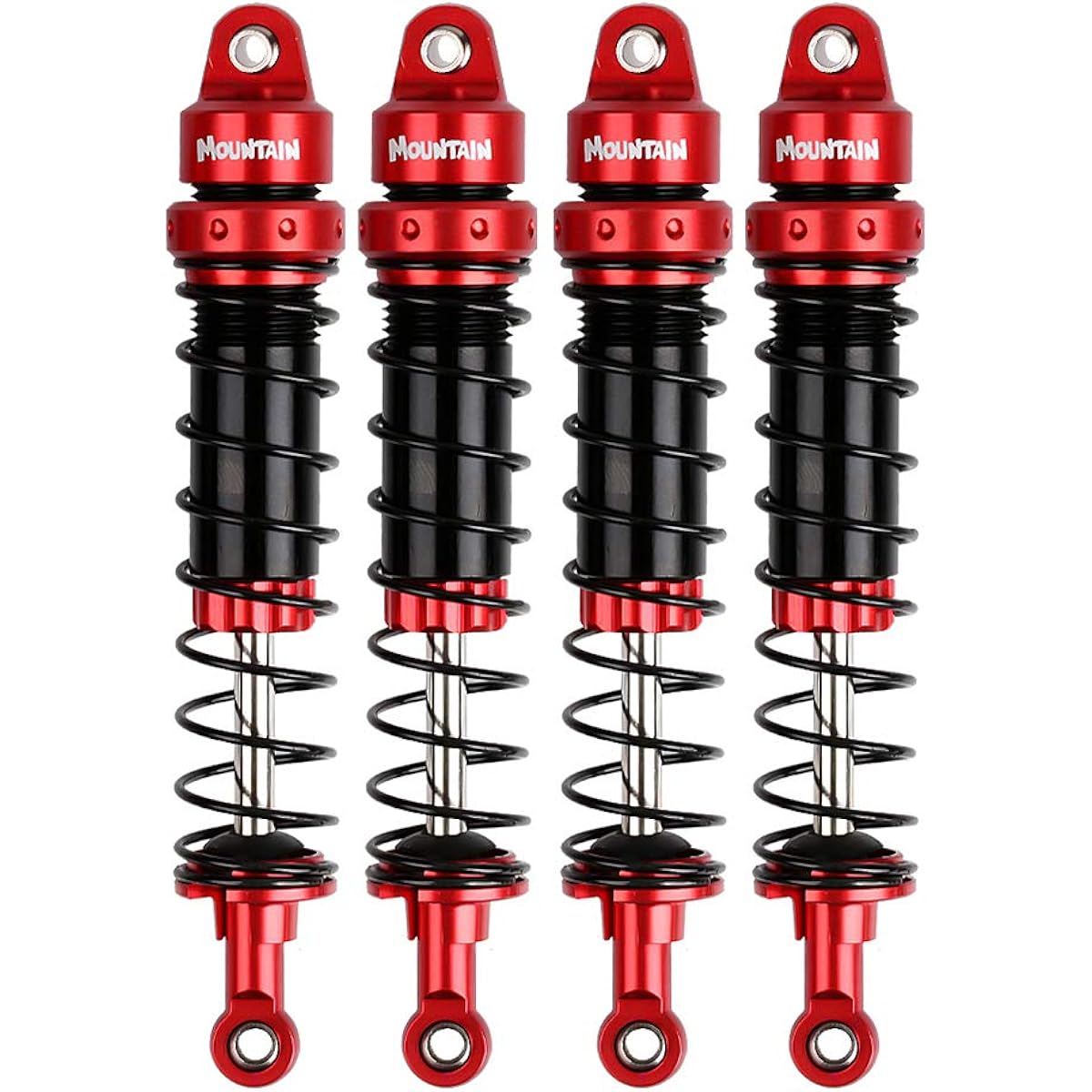 INJORA RC Shock Absorber Set of 4 RC Damper for 1/10 RC Crawler Axial SCX10 90046 AXI231017 Traxxas TRX-4 D90 (100mm)