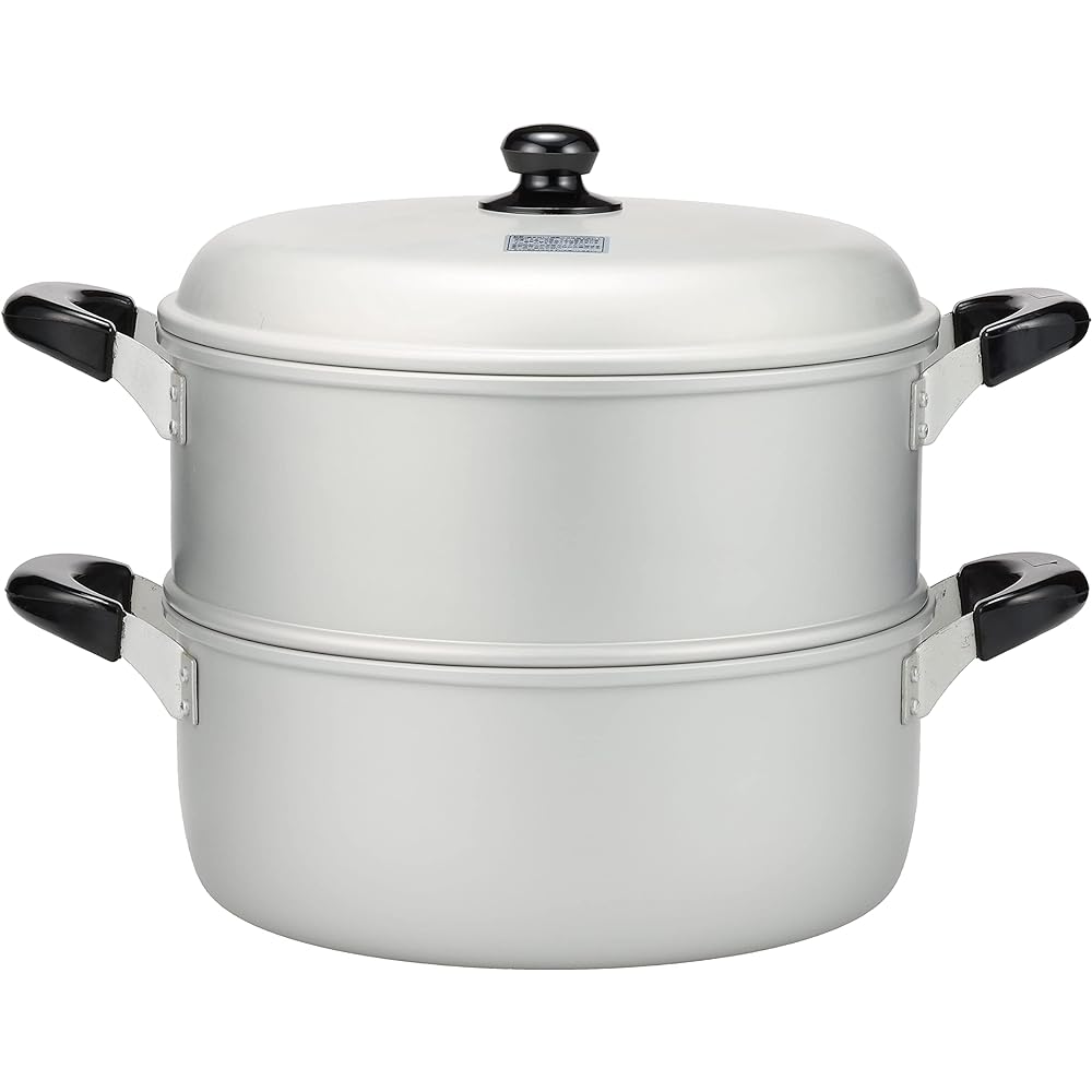 Wahei Freiz Light Aluminum Two-tier Steamer 30cm Rakuraku Komachi RR-4070