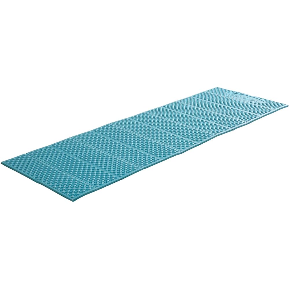 BUNDOK Folding Mat 60 x 180cm Blue BD-513B 10mm Thick & Folding Mat 60 x 180cm Green BD-513G 10mm Thick [Set Purchase]