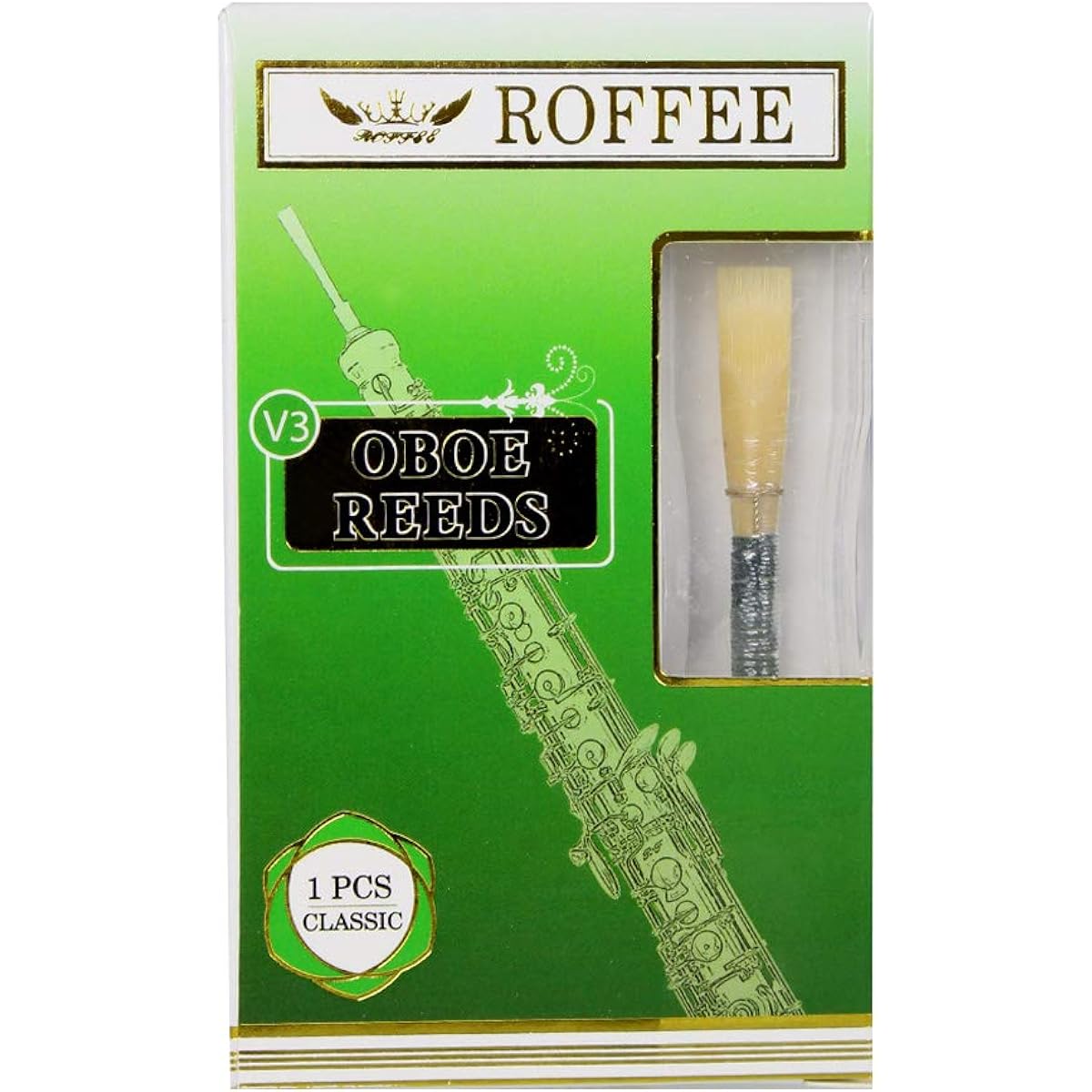 ROFFEE 1 oboe reed V3 beginner model, super soft