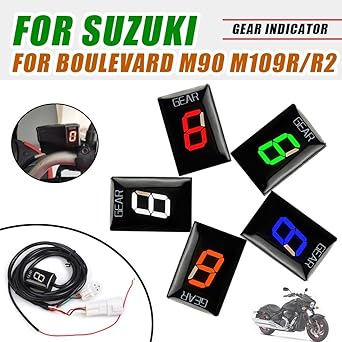 Digital Meter Display Motorcycle Accessories Gear Indicator Display Meter ECU Mount Speed Display Suzuki Boulevard M109R BOSS M109R2 M90 M 90 109R Indicator Meter Display