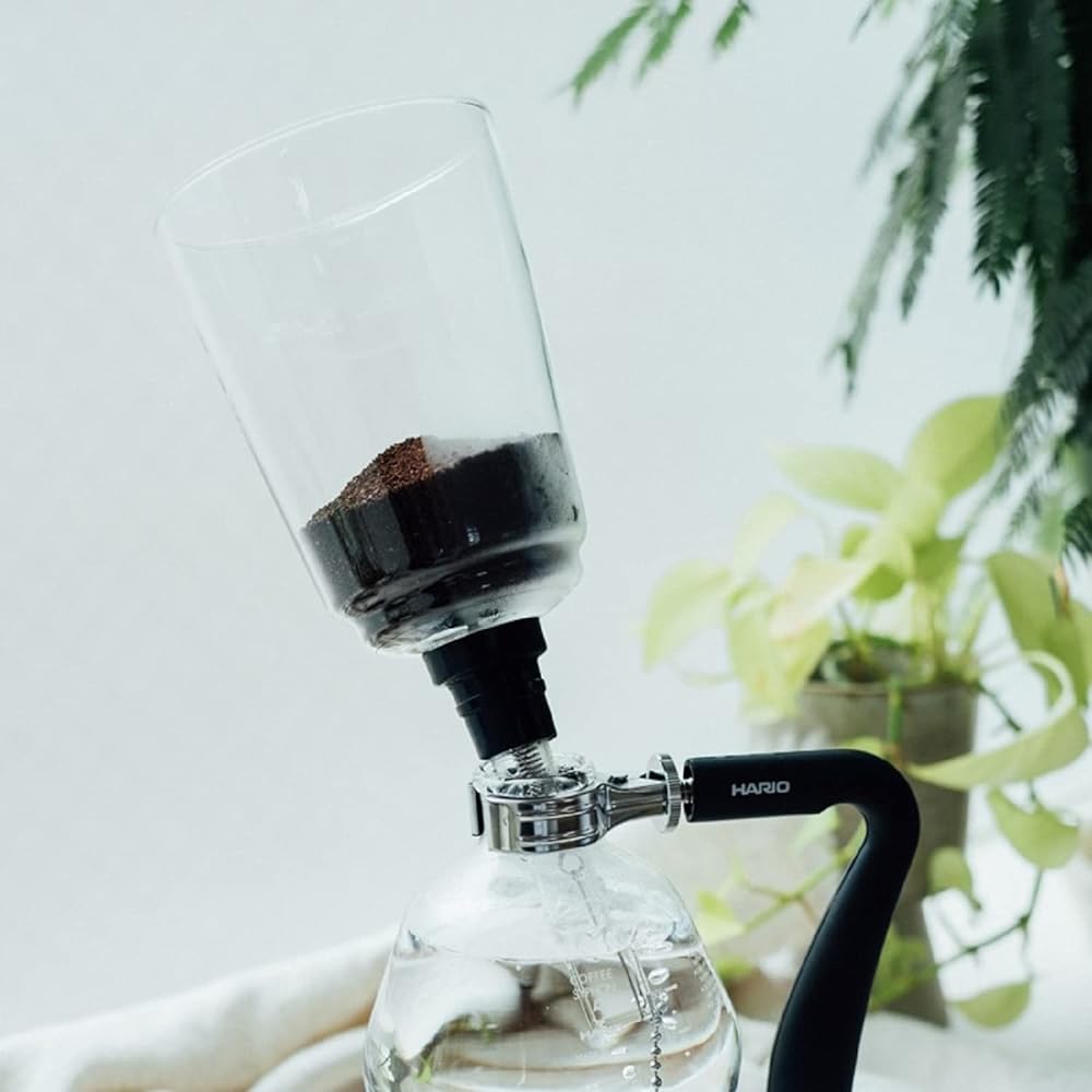 HARIO Coffee Siphon Next Coffee Drip for 5 People NXAR-5 Black