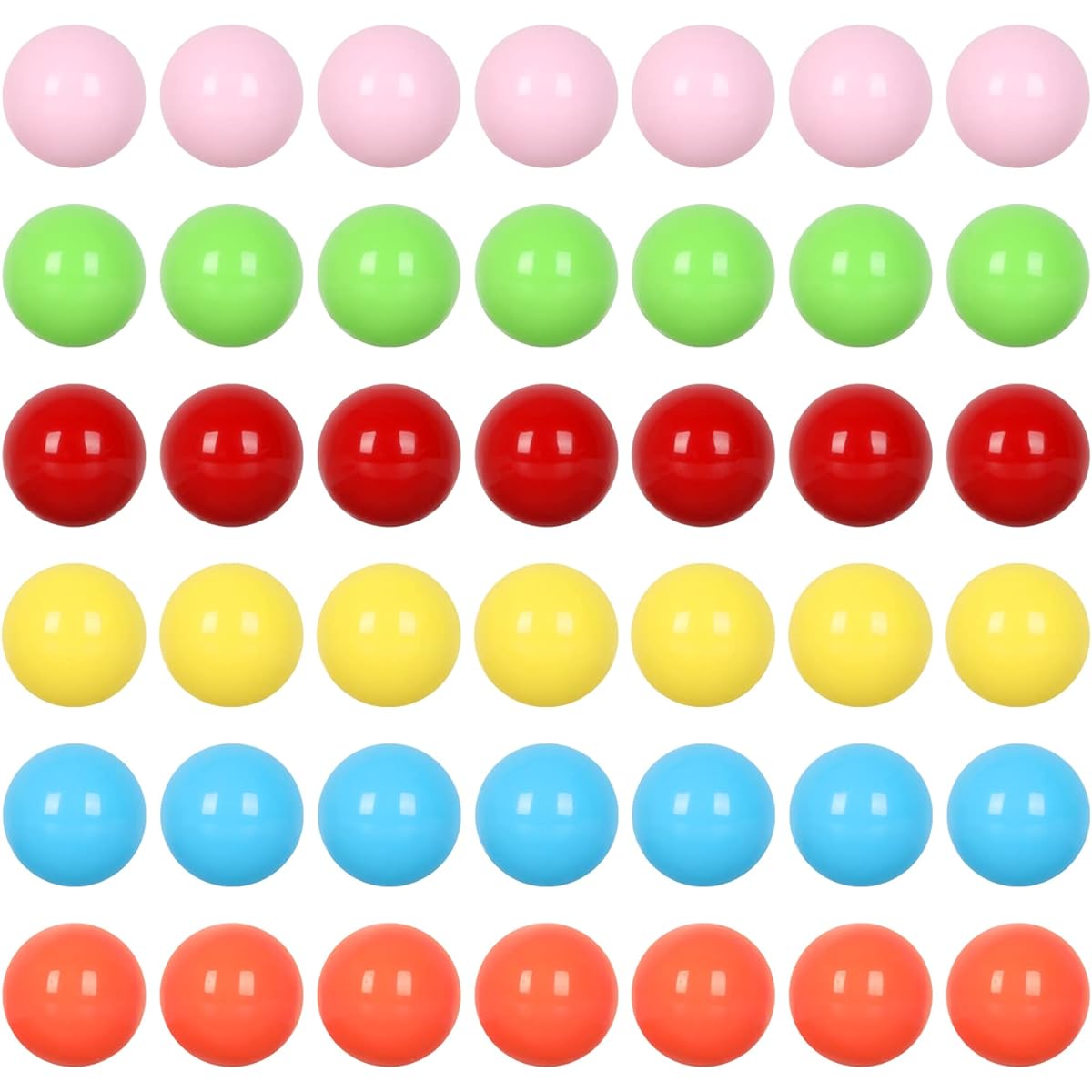 Laviesto Game Replacement Balls 0.91" (23mm) Acrylic Solid Color Marble Balls Chinese Checkers Aggravation Game Marble Game Wahoo Dirty Marbles Board Game DIY Craft Home Decoration