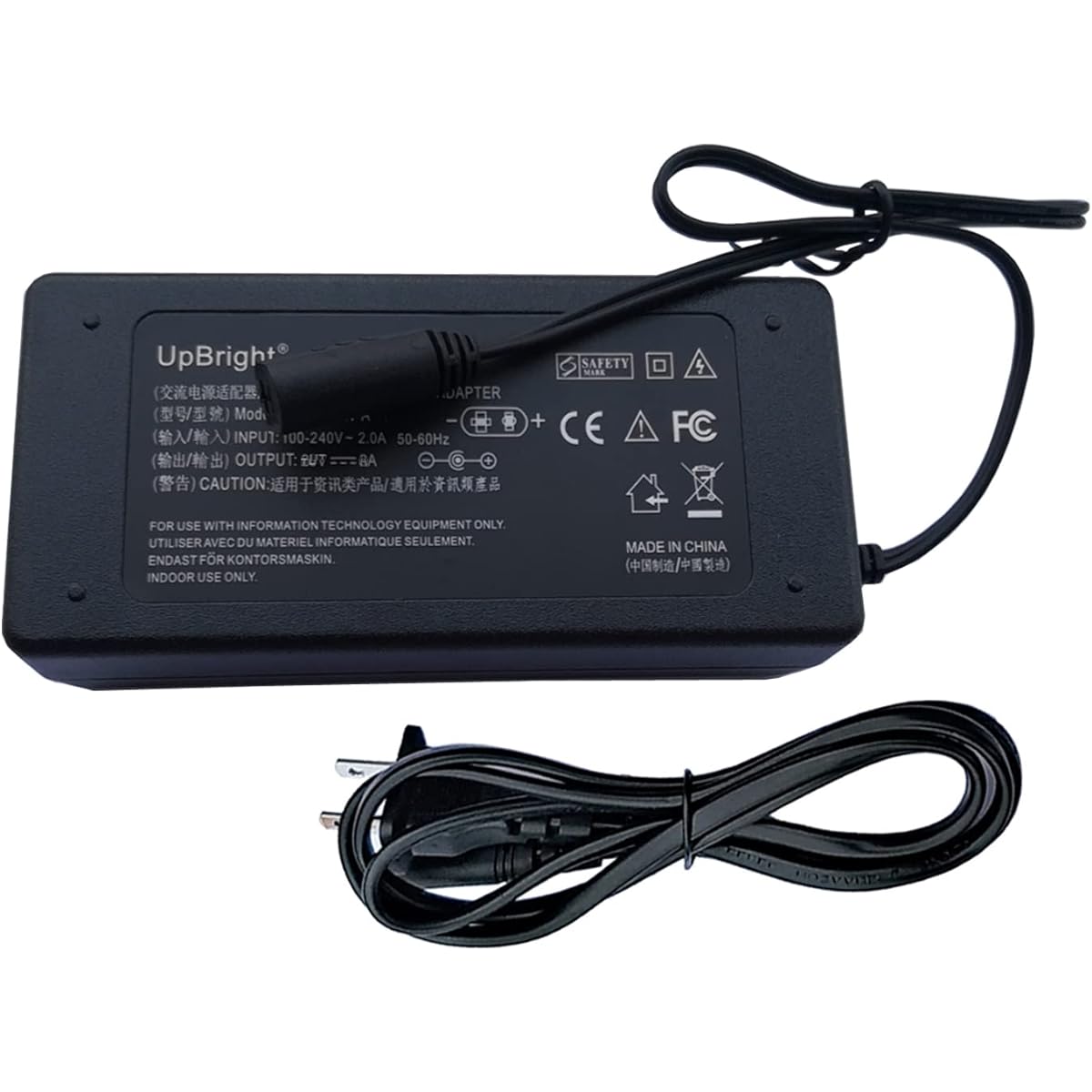 UpBright 2 Prong 29V AC/DC Adapter Compatible with Southern Motion FS2900-2000 P/N: SPS-2A29VDC-03-WM-SM Sofa Recliner Lift Chair 29VDC 2A - 3A DC29V 2.0A - 3.0A 29.0V - 29.5V Power Cord PSU