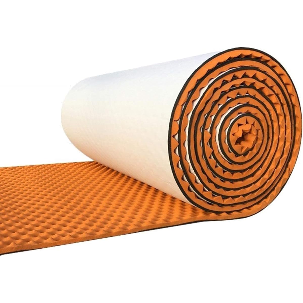 Fireproof Sound Absorbing Cotton Foldable Portable Soundproof Cotton Acoustic Room Treatment Bar Club Advanced Acoustics Soundproof Mat (Blue) (Orange)