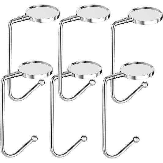 W-Plus 6PCS Christmas Stocking Holder Mantle Hook Hanger, Christmas Safety Hang Grip Stockings Christmas Party Decorations Reusable Movement Non-Slip Safety Fireplace Hooks