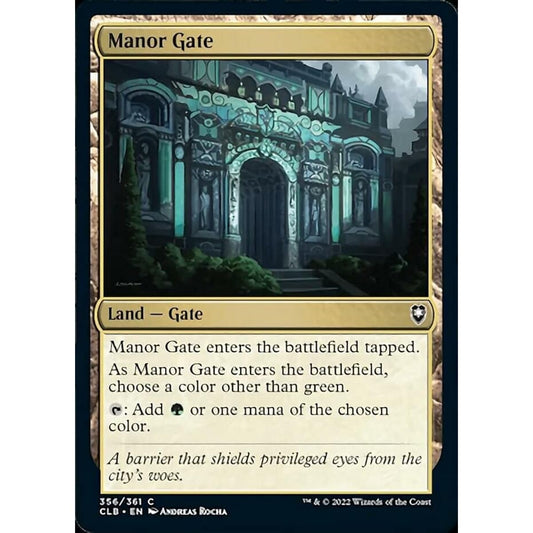 Magic: The Gathering - Manor Gate (356) - Battle for Baldur's Gate