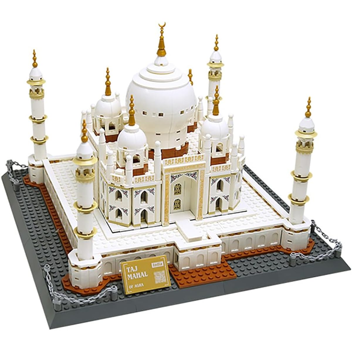 Goirzi 1113 Pieces Taj Mahal Building Blocks Toy Puzzle Set World Architecture Model Collection Creative for Kids Adults