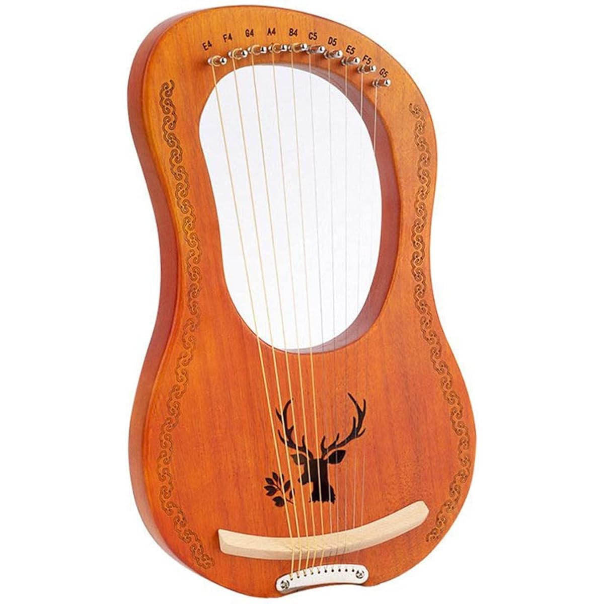 WowZza 10-string Lyre Harp Beginner Instrument Lyre Harp/4