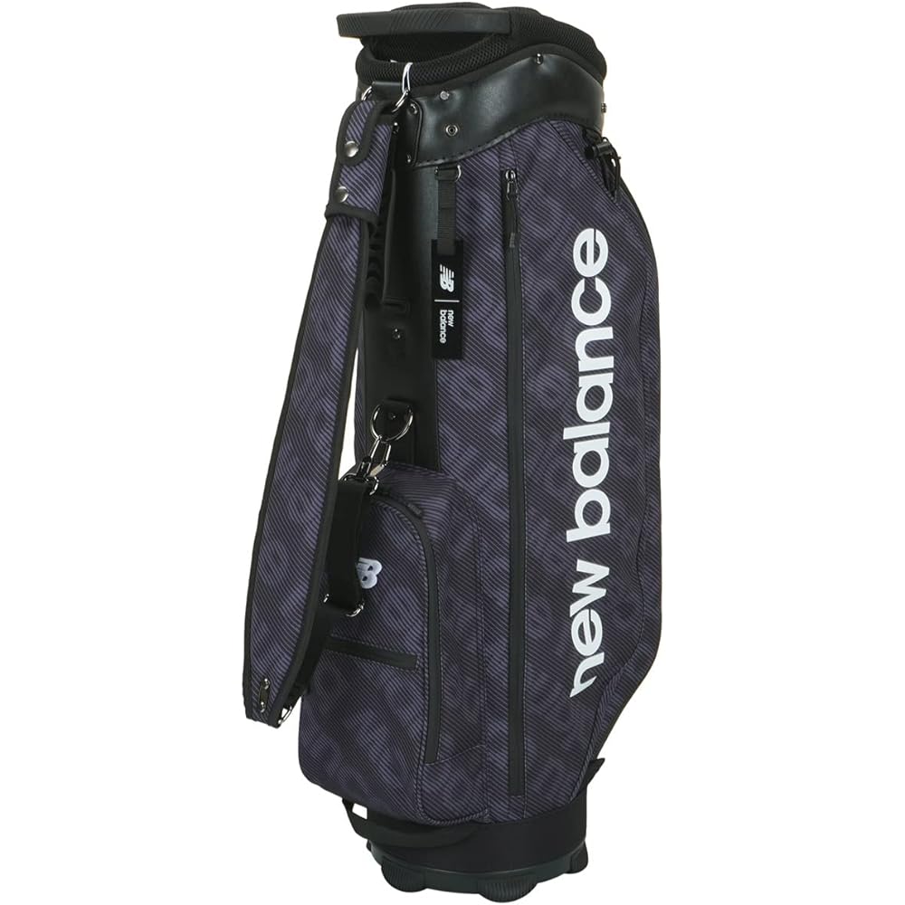 [New Balance] Caddy bag [Multi-pattern print] (9.0 type, 46 inch compatible, 3.4 kg) / Golf CB / 012-2280001 010_Black