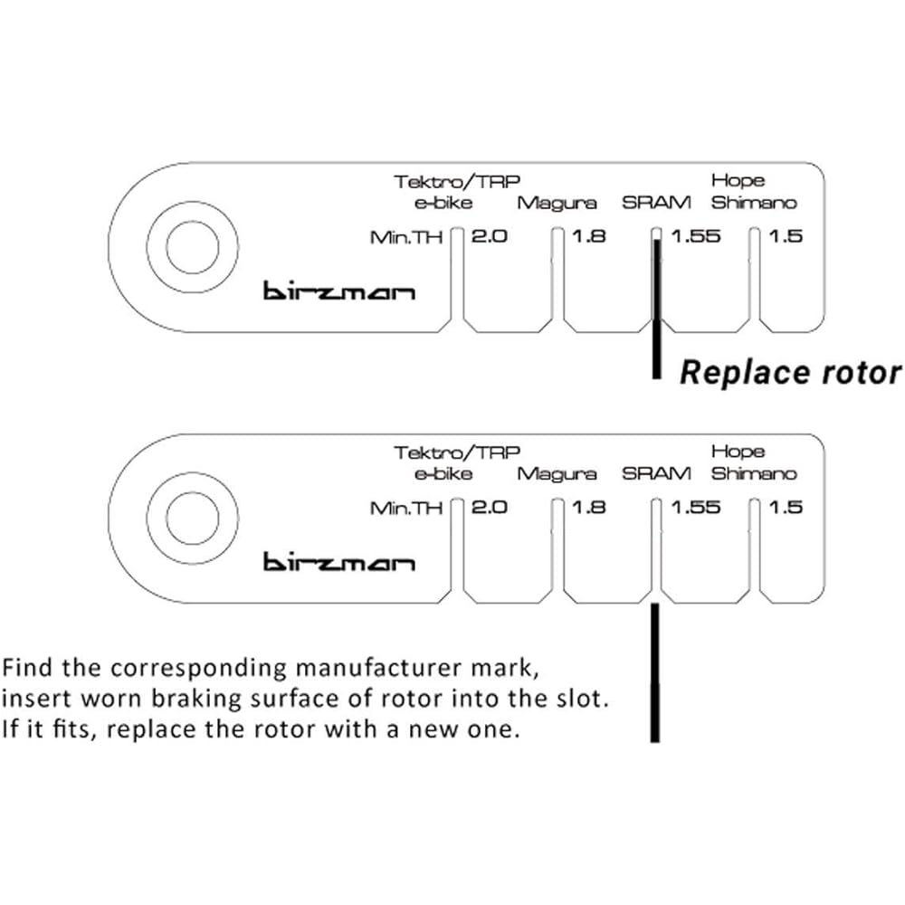 Birzman ROTOR WEAR INDICATOR